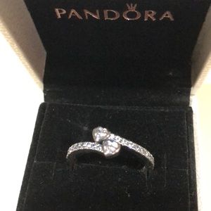 Pandora Ring Forever Hearts NWOT